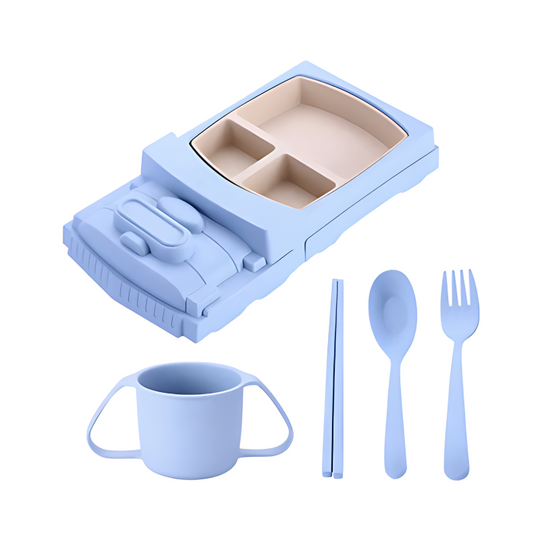 Lasten Ruokailusetti Kilpa-auton Muotoisena 11