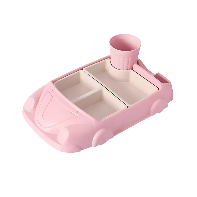 Lasten Ruokailusetti Kilpa-auton Muotoisena 8