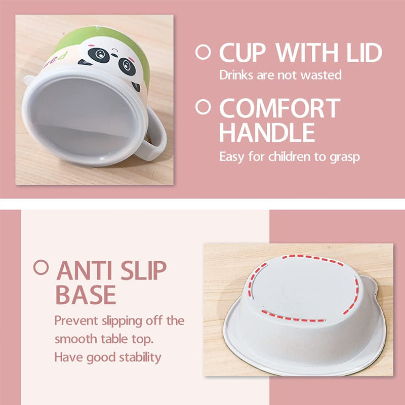Lasten Ruokailuvälineet Bambukuidusta Söpö Design 7