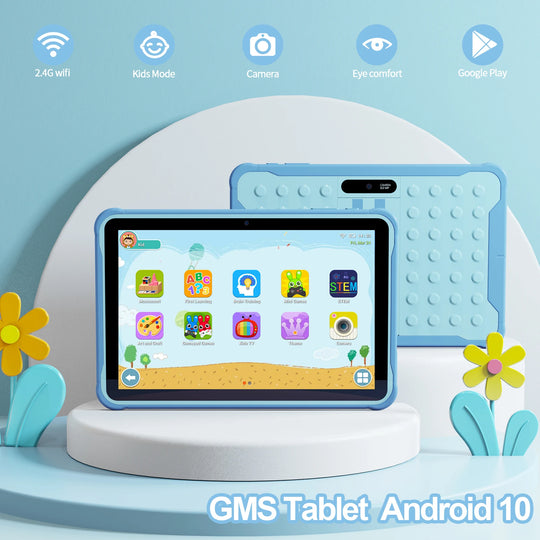 Lasten Tabletti 10 Tuumaa Android 13 Quad Core 2GB RAM 64GB ROM 5