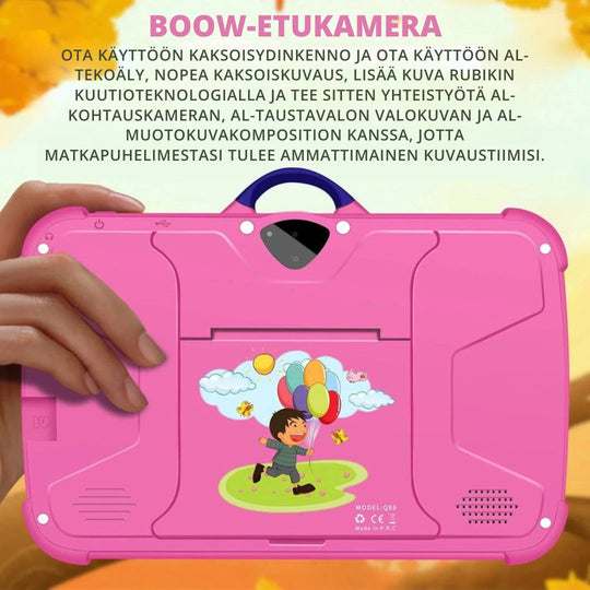 Lasten Tabletti 7.0 Tuumaa Neliydin 4GB RAM 64GB ROM Kestävä Muovi