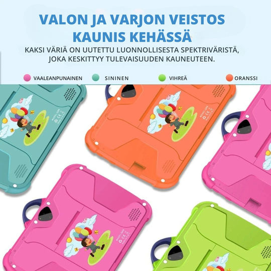 Lasten Tabletti 7.0 Tuumaa Neliydin 4GB RAM 64GB ROM Kestävä Muovi