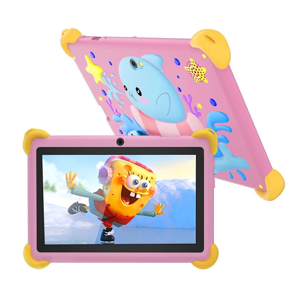 Lasten Tabletti 7 Tuumaa 4GB RAM 64GB ROM Android 12 3