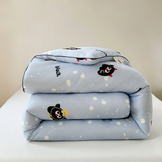 Lasten Vuodevaatesetti Eläinaiheisella Kuosilla 13