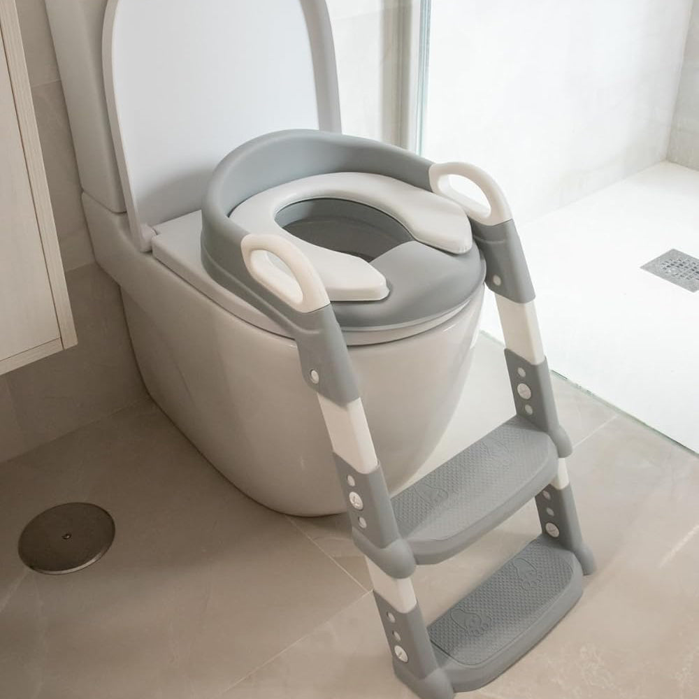 Lasten WC-istuin Tikkailla Ergonomisella Muotoilulla 4