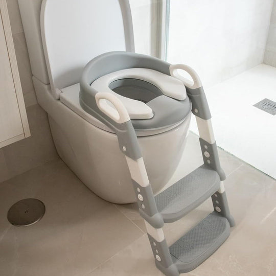Lasten WC-istuin Tikkailla Ergonomisella Muotoilulla 4