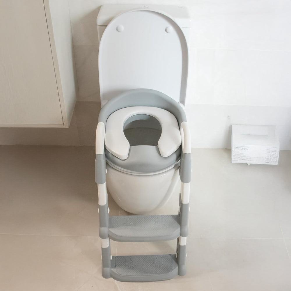 Lasten WC-istuin Tikkailla Ergonomisella Muotoilulla 5