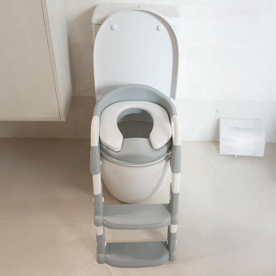 Lasten WC-istuin Tikkailla Ergonomisella Muotoilulla 5