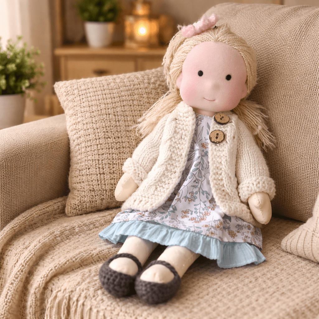 Lasten Waldorf-nukke Elora Luovaan Leikkiin 12