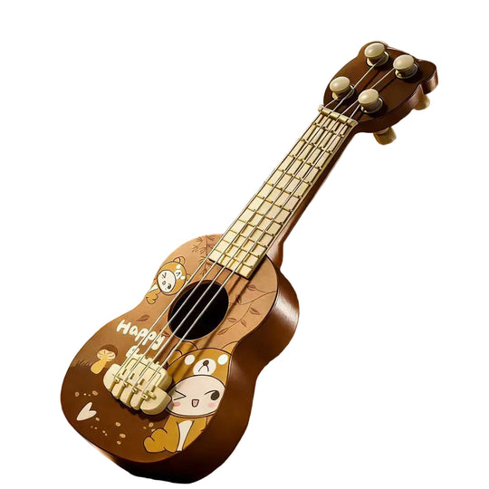 Lasten akustinen ukulele hauska muotoilu 0