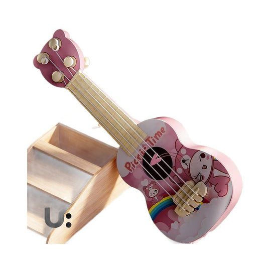 Lasten akustinen ukulele hauska muotoilu 3