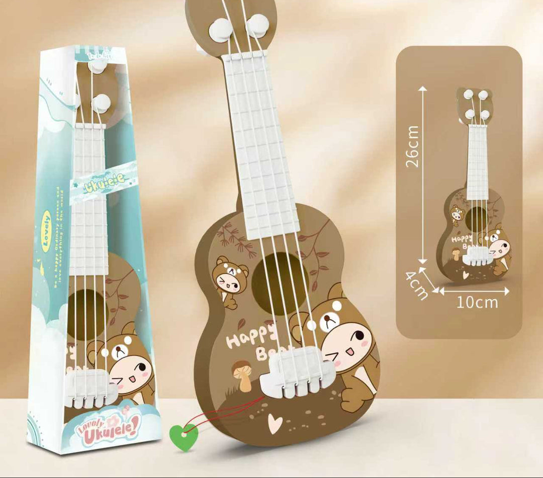 Lasten akustinen ukulele hauska muotoilu 5