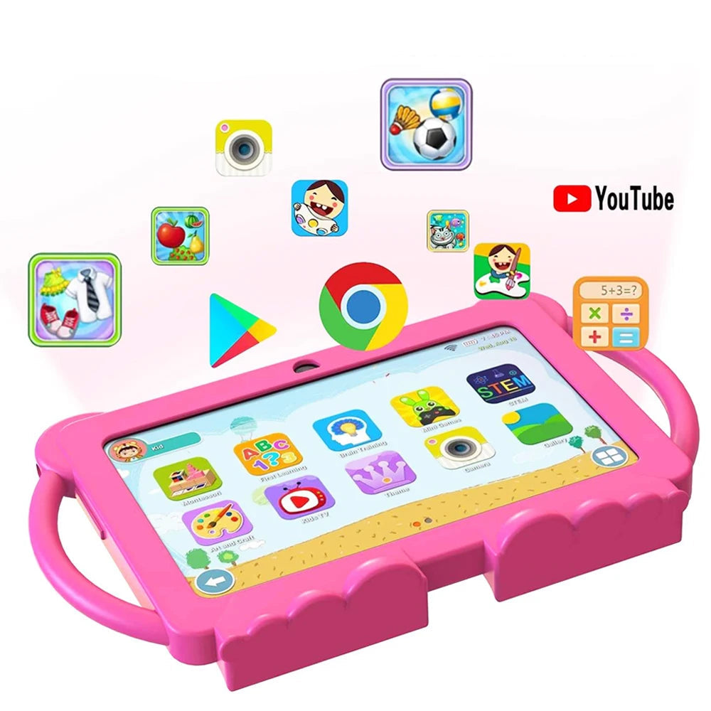Lasten oppimistabletti 7 tuumaa Android 12 ja 32 Gt muistia 2