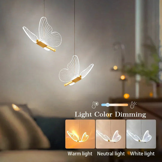 Lastenhuoneen LED-perhoslampu, Taianomainen ja Värikäs 3