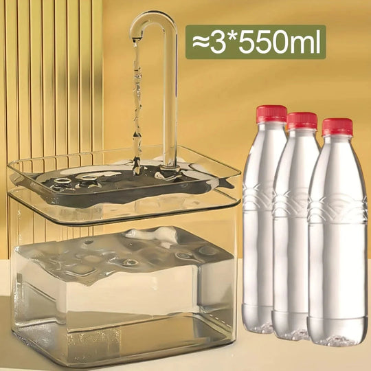 Lemmikkien Automaattinen Vesiannostelija 1,5L Hiljaisella Toiminnalla 5