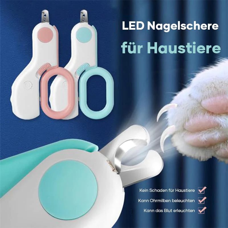 Lemmikkien Kynsileikkurit LED-Valolla Ergonominen 1