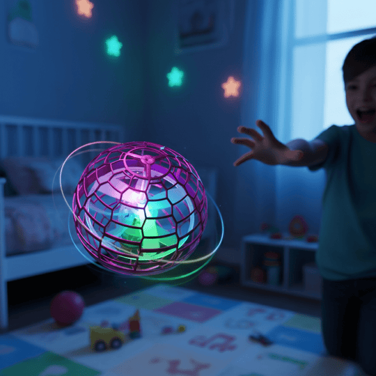 Lentävä Gyroskooppi LED-valoilla Innovatiivinen 360° Ohjaus 0
