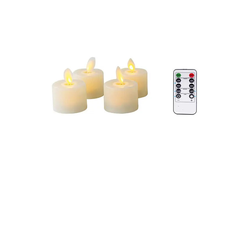 Liekitön LED -tealight -kynttilä Tyylikäs Valaistus 0