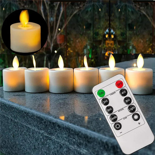 Liekitön LED -tealight -kynttilä Tyylikäs Valaistus 1