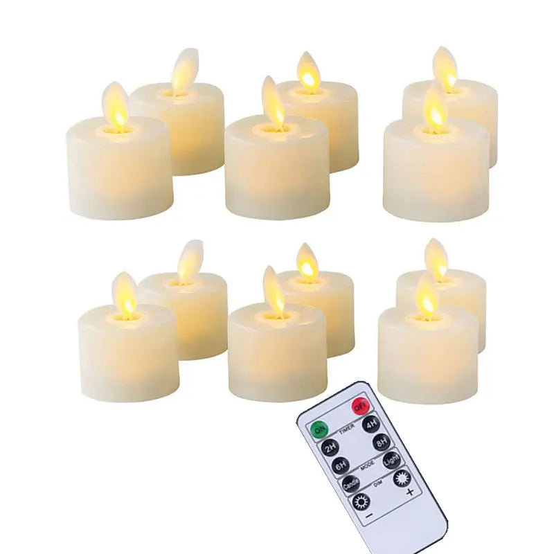 Liekitön LED -tealight -kynttilä Tyylikäs Valaistus 6