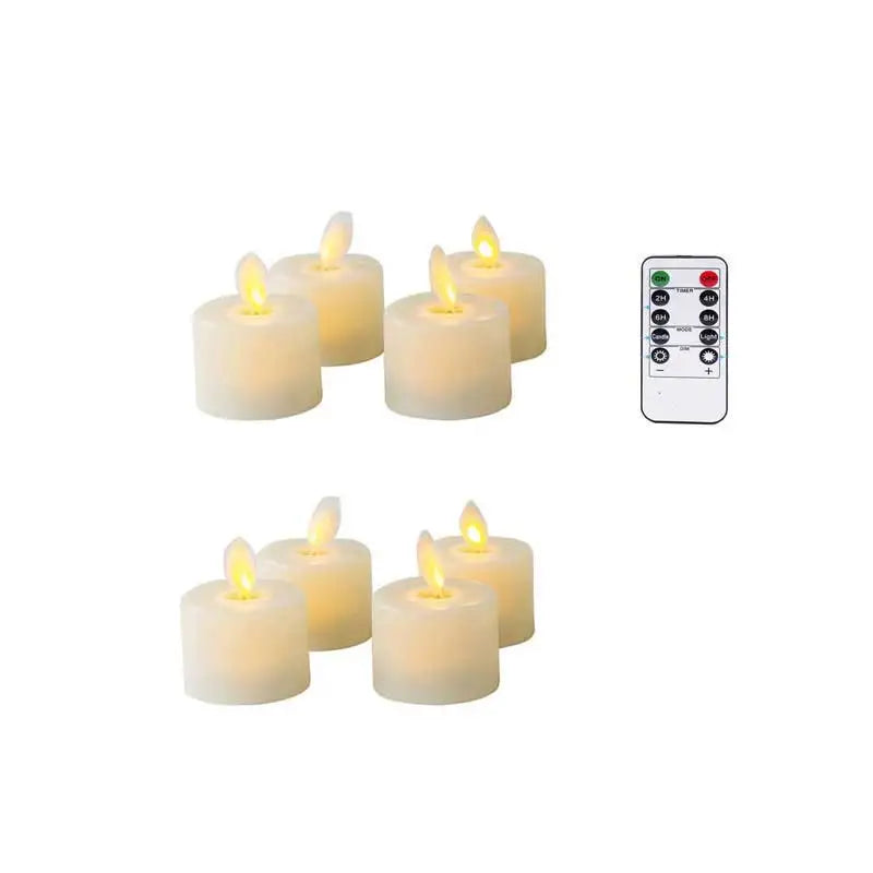 Liekitön LED -tealight -kynttilä Tyylikäs Valaistus 7