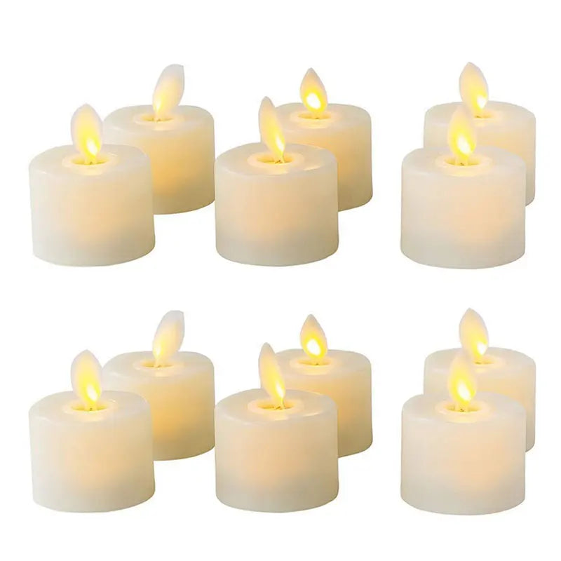 Liekitön LED -tealight -kynttilä Tyylikäs Valaistus 8