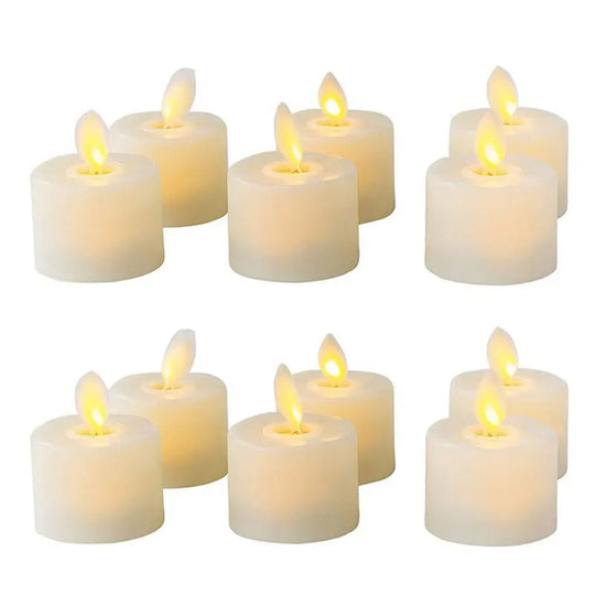 Liekitön LED -tealight -kynttilä Tyylikäs Valaistus 8
