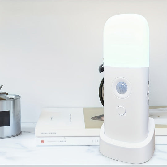 Liiketunnistimella varustettu LED-yölamppu säädettävällä kirkkaudella 6