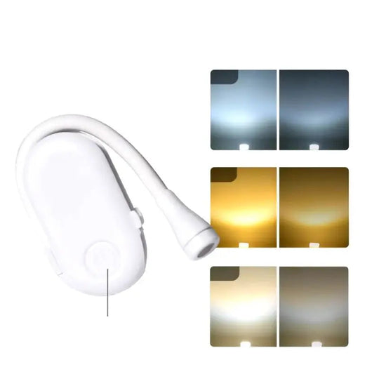 Lukulamppu Kirjaklipsi Ladattava 3