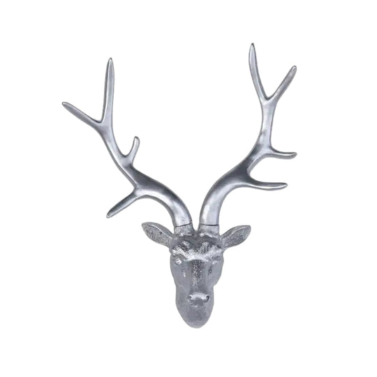 Maalaismainen Hirvenpään Seinäkori - 3D Koriste 0