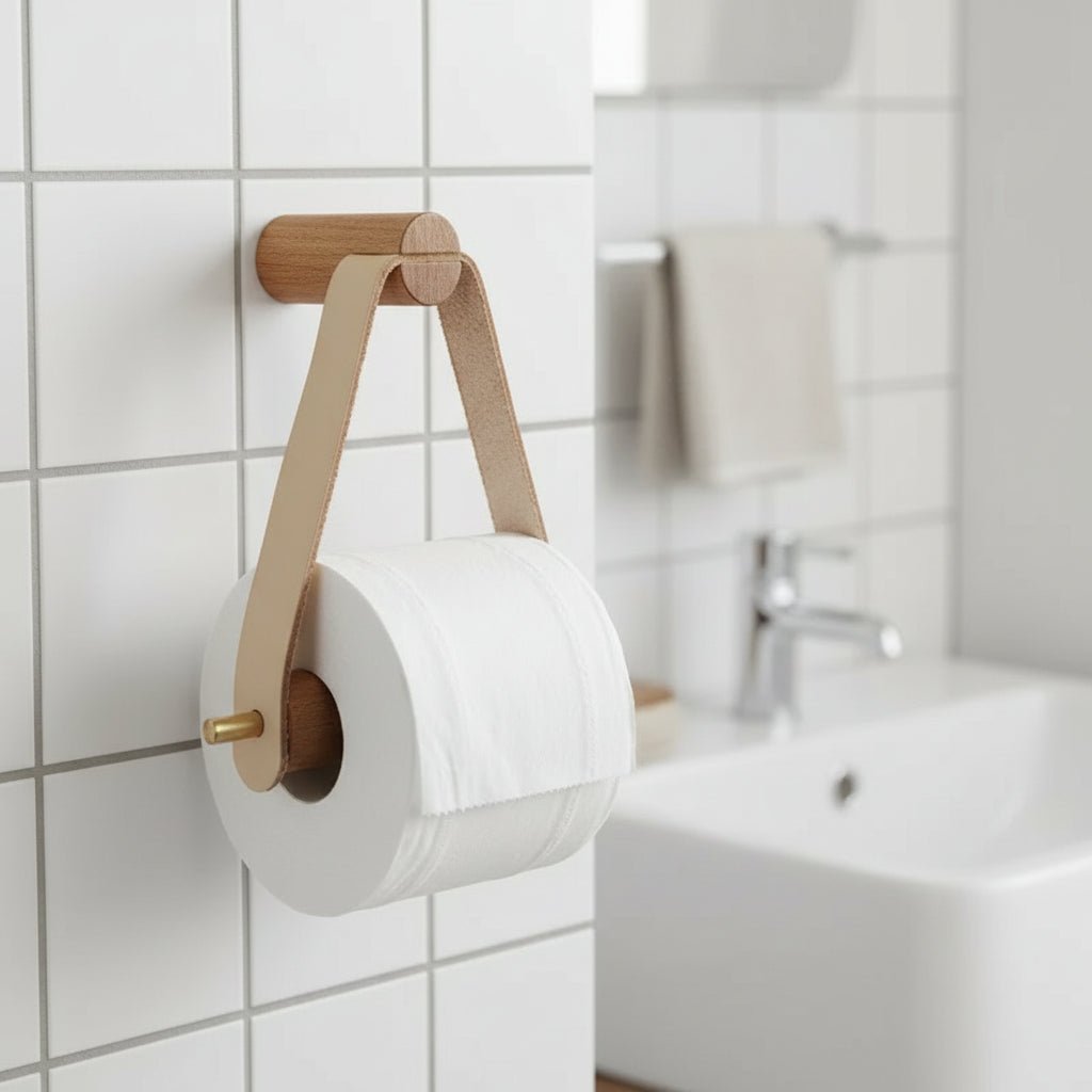 Maalaismainen Wc-paperiteline Vintage-tyylillä 0