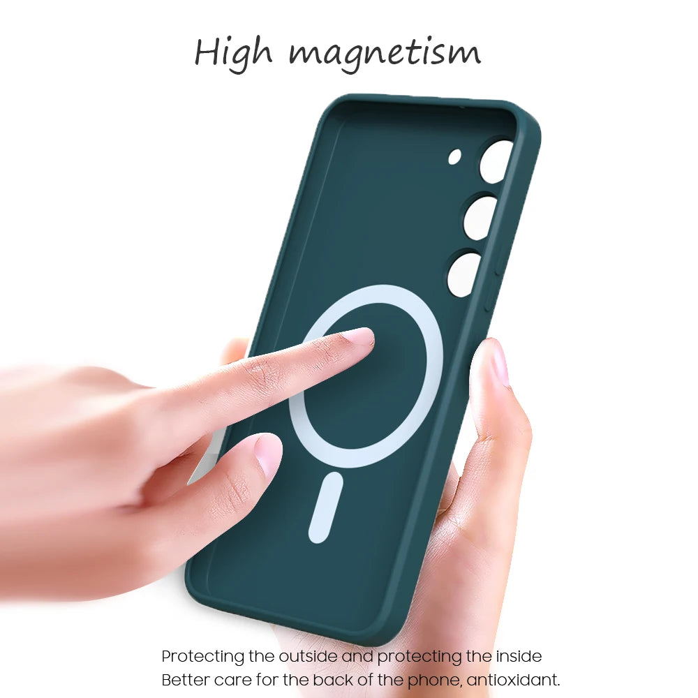 Magneettikotelo Samsung Galaxy S25 S24 S23 S22 S21 Plus S20 FE Iskunkestävä Suojakotelo 1