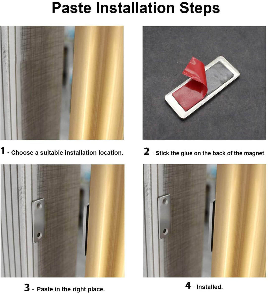 Magneettinen Ovenkahva Erittäin Ohut Tyylikkäällä Muotoilulla 8