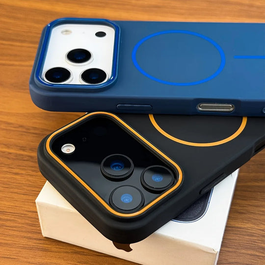 Magneettinen Puhelinkotelo iPhonelle Moderni Mattapintainen Design 2