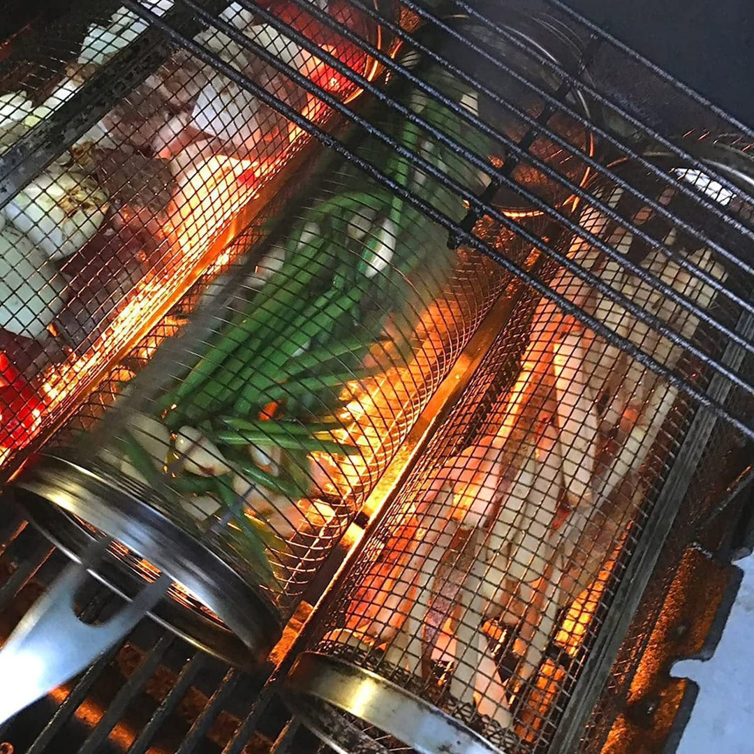 Metallinen Grillikori Käytännöllinen Grillaukseen 2