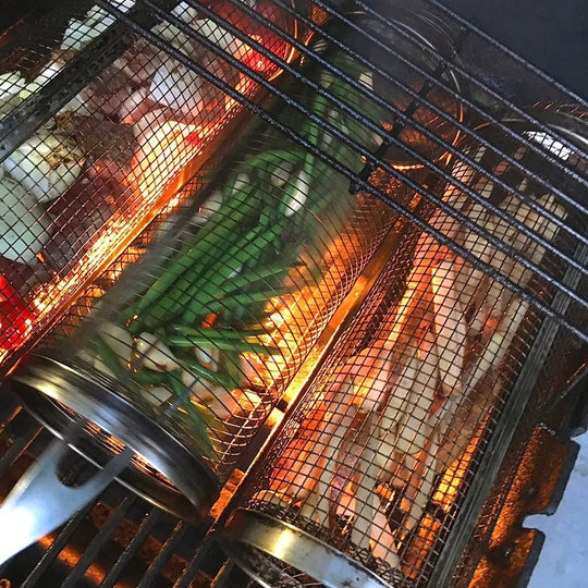 Metallinen Grillikori Käytännöllinen Grillaukseen 2