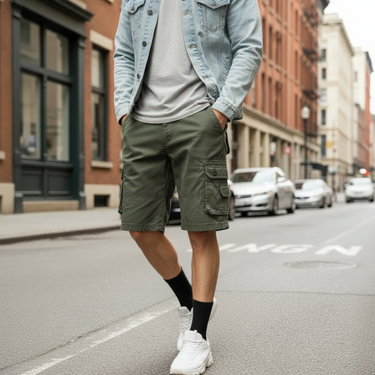Miesten Bermuda-shortsit Rento Streetwear Tyyli 1