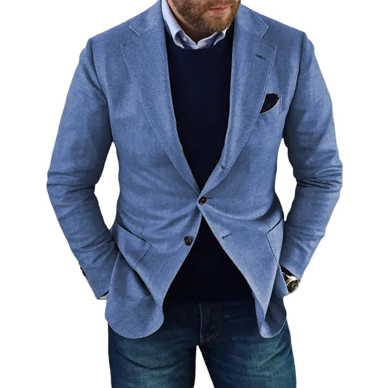 Miesten Blazer Klassinen Muotoilu 0