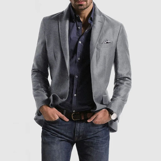 Miesten Blazer Klassinen Muotoilu 2