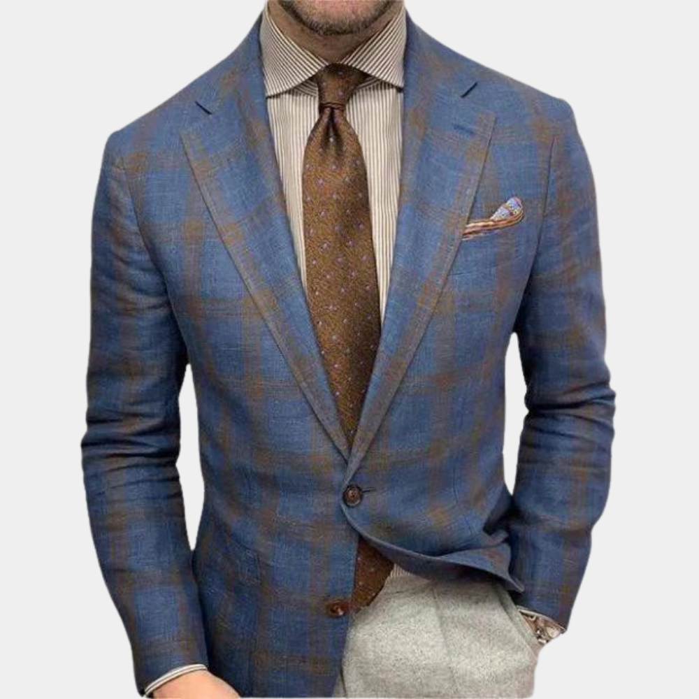 Miesten Blazer Rento Kaksinappinen 1
