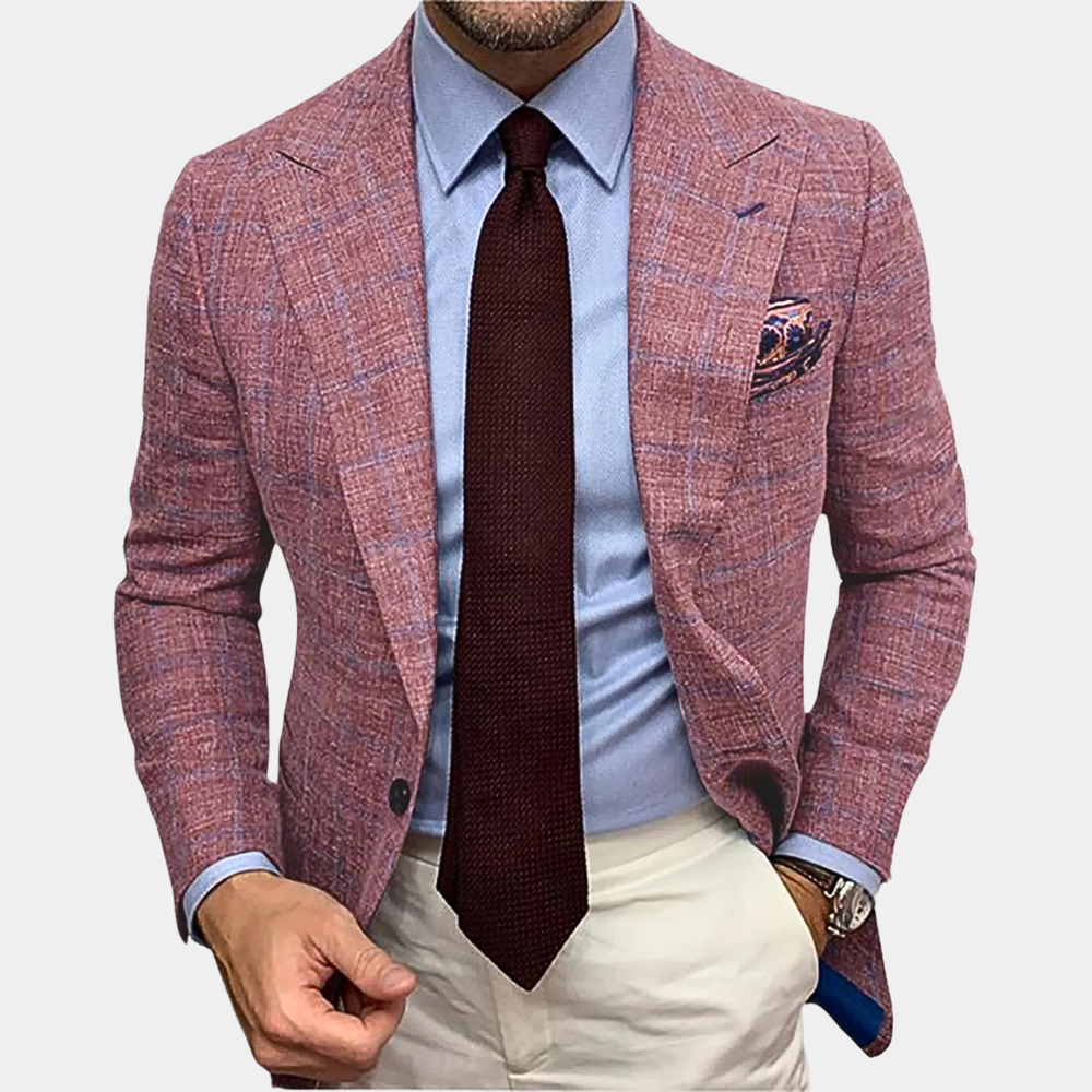 Miesten Blazer Rento Kaksinappinen 2