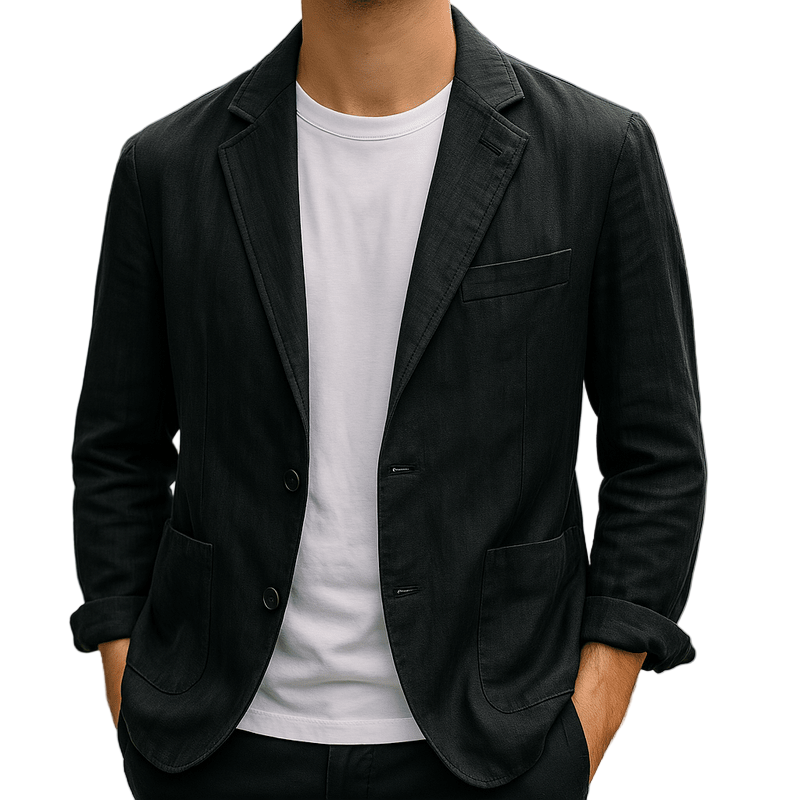 Miesten Blazer Slim Fit Tyylillä 0