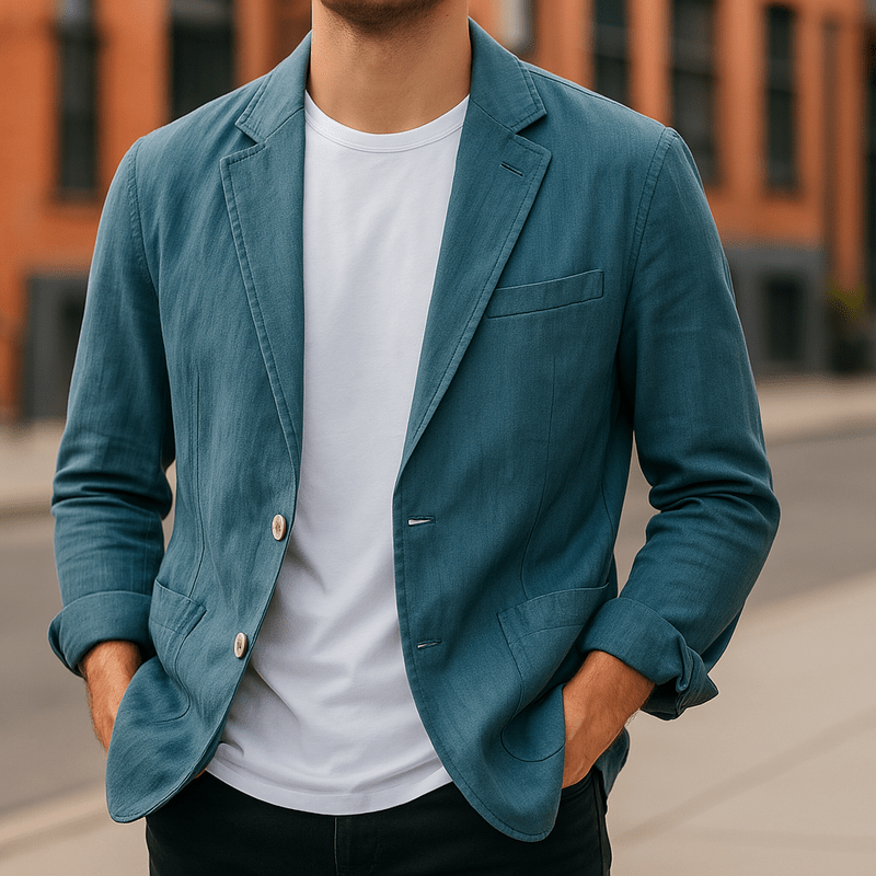 Miesten Blazer Slim Fit Tyylillä 2