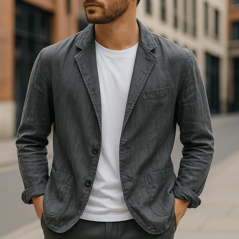 Miesten Blazer Slim Fit Tyylillä 3