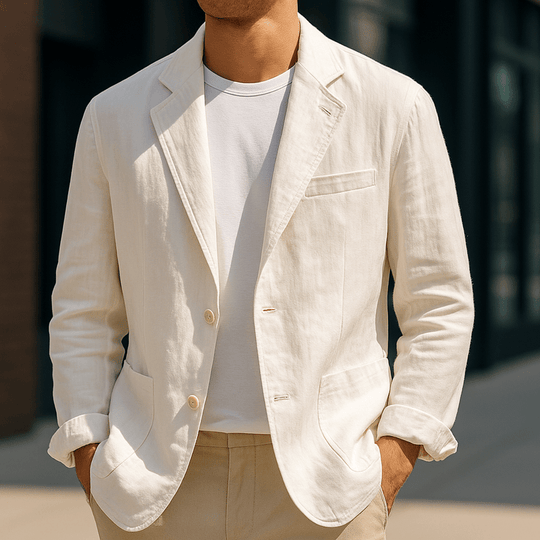 Miesten Blazer Slim Fit Tyylillä 4