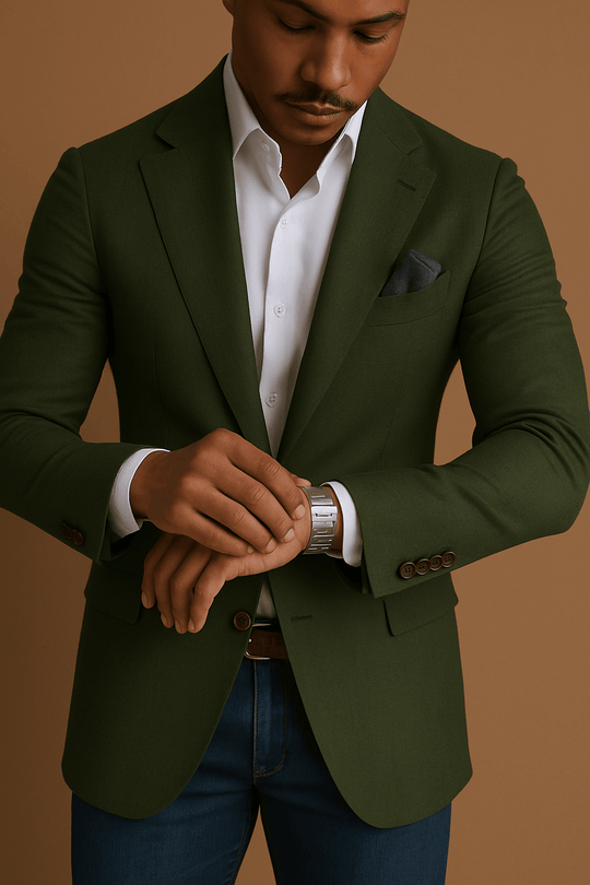 Miesten Bleiseri Slim Fit Modernilla Leikkauksella 2