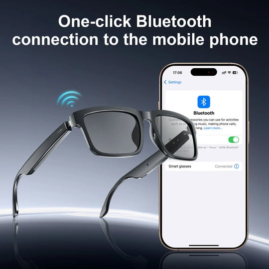 Miesten Bluetooth-aurinkolasit kuuloketoiminnolla 1