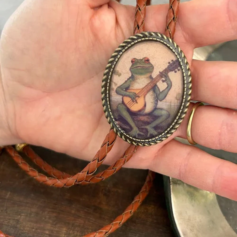 Miesten Bolo Solmio Sammakko Banjo Design 0