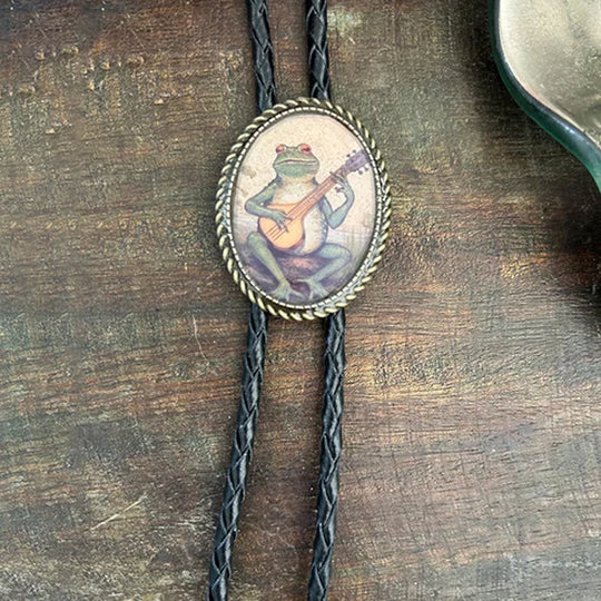 Miesten Bolo Solmio Sammakko Banjo Design 2