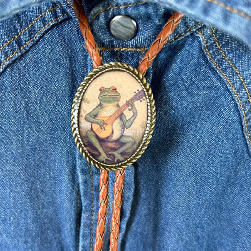 Miesten Bolo Solmio Sammakko Banjo Design 8